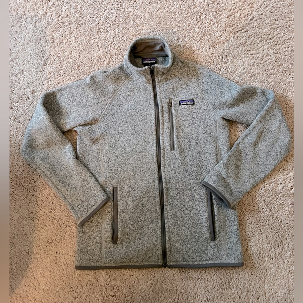 Patagonia Mens Better Sweater Fleece Full Zip up in Grey